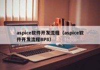 aspice软件开发流程（aspice软件开发流程BP8）