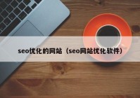 seo优化的网站（seo网站优化软件）