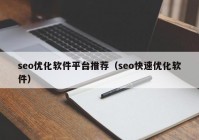 seo优化软件平台推荐（seo快速优化软件）